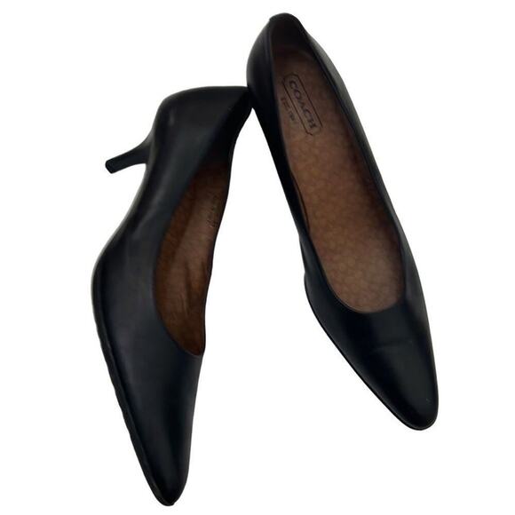 COACH AMELIA CALFSKINS‎ LEATHER PUMPS SIZE 11 - Picture 9 of 9